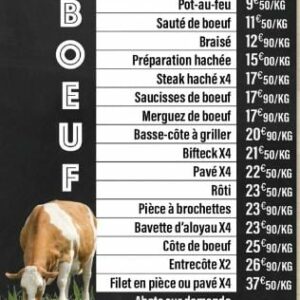 Morceaux au détail BOEUF 😋