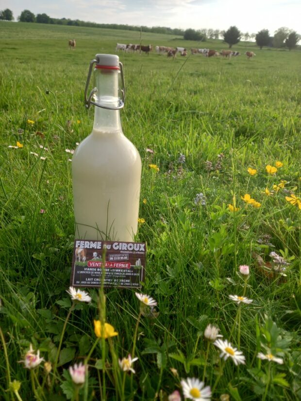 lait de la ferme du Giroux